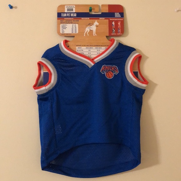 New York Knicks NBA #00 Dog Mesh Blue Jersey - Picture 5 of 7